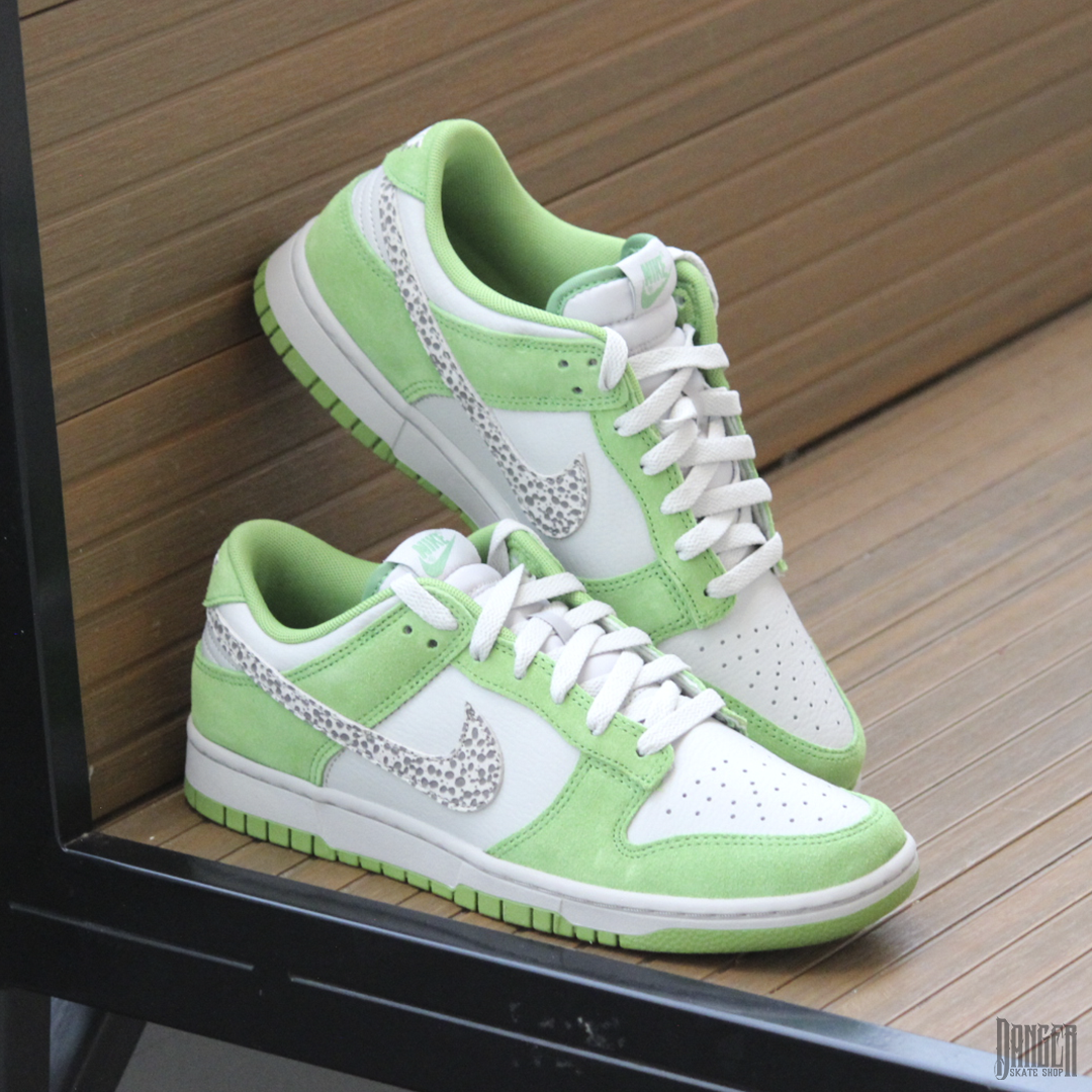 Tenis Mas Usados 2021 Tenis Nike Dunk Low Safari Swoosh Chlorophyll