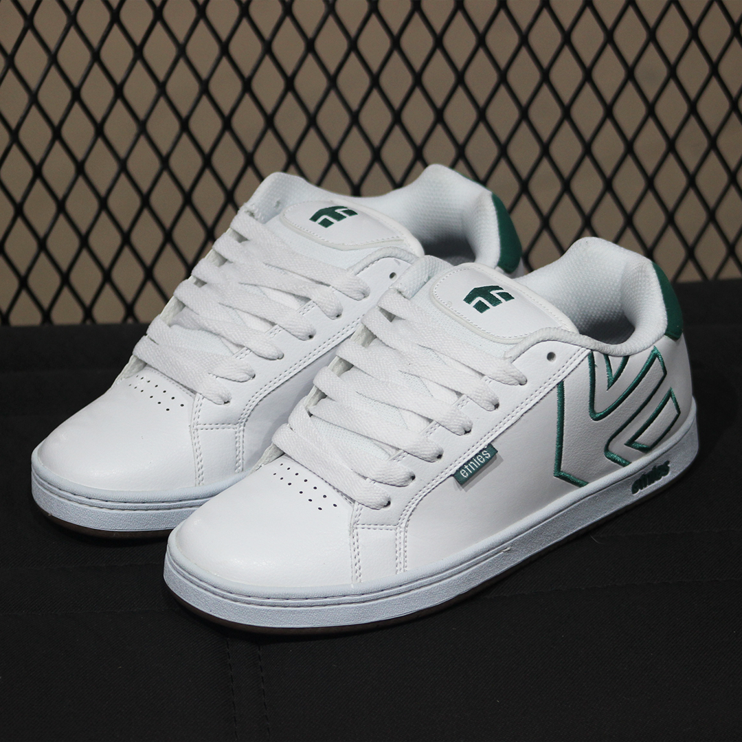 Etnies Skate Shoes Tenis Etnies Fader Tenis Etnies Fader White Green