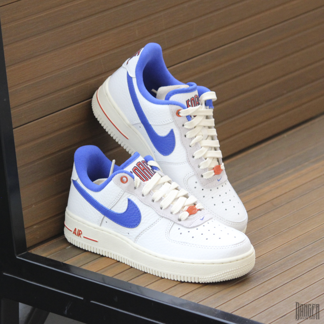 Tenis Nike Air Force 1 Low 07 Command Force University Blue Summit Wh