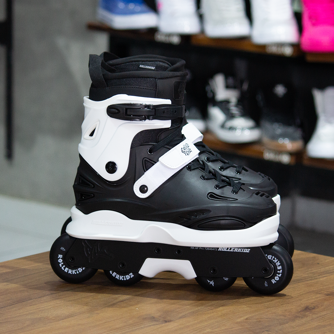 Patines Agresivos Roller Kidz Black White