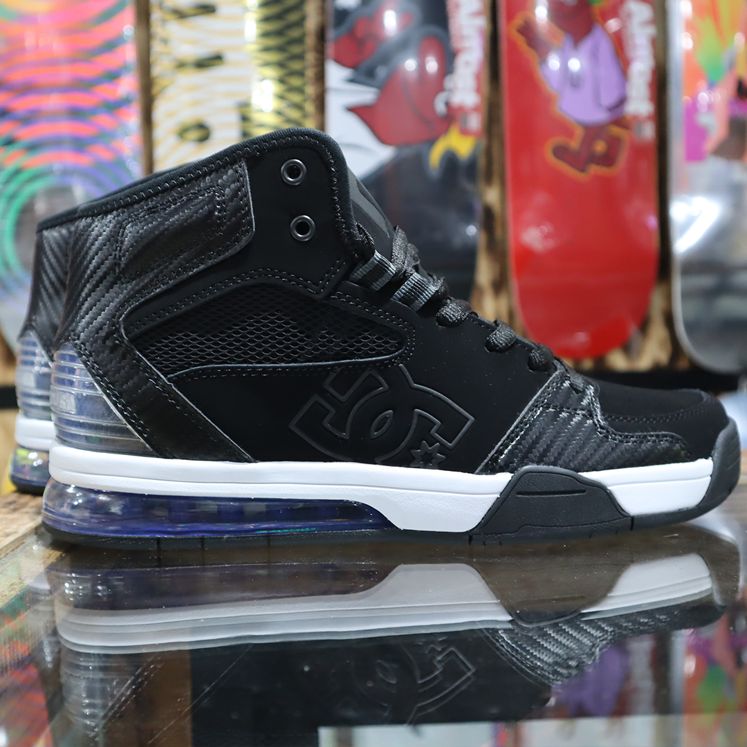 Tenis DC Versatile Hi Black Black Blue