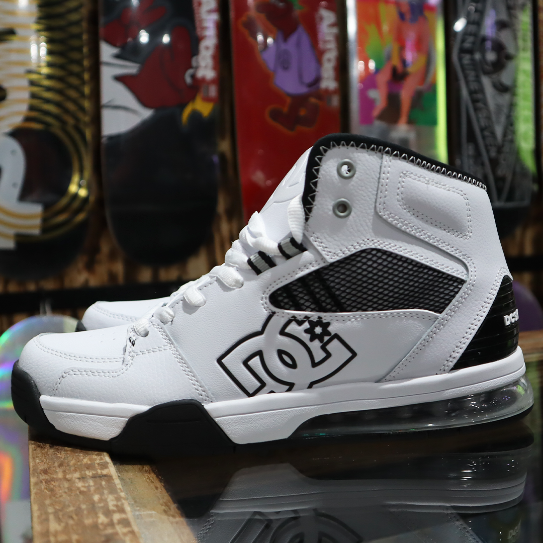 Tenis DC Versatile Hi White Black