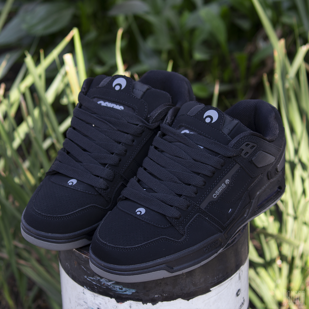 Tenis Osiris Peril Black Black Grey