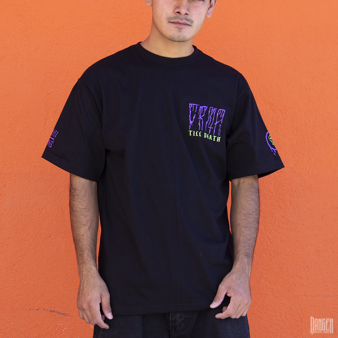 Playera Cramp Till Death Purple Green