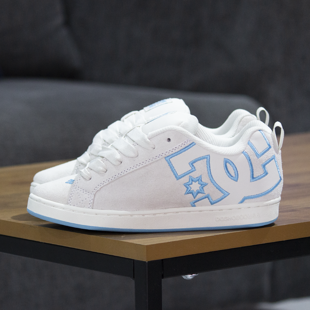 Tenis DC Court Graffik SD Off White Blue