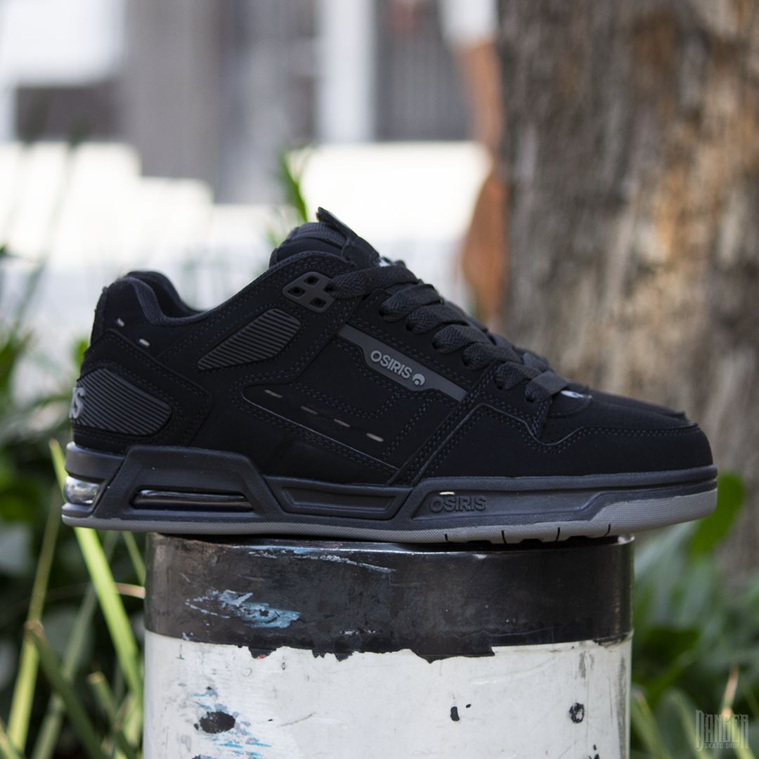Tenis Osiris Peril Black Black Grey