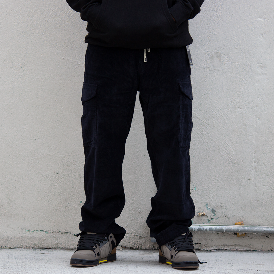 Pantalón DGK Cargo de Pana O.G. Black