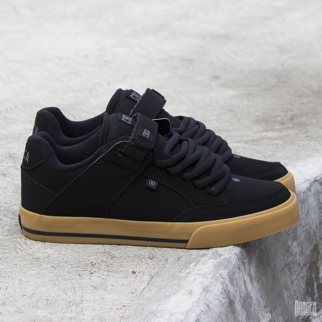 Tenis C1rca 205 Negro Goma Synthetic Cuero