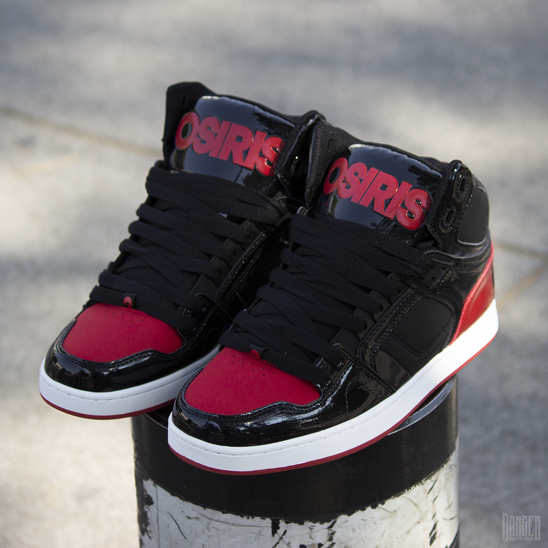 Tenis Osiris NYC 83 CLK Black Black Red