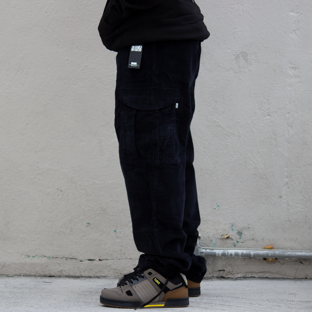 Pantalón DGK Cargo de Pana O.G. Black