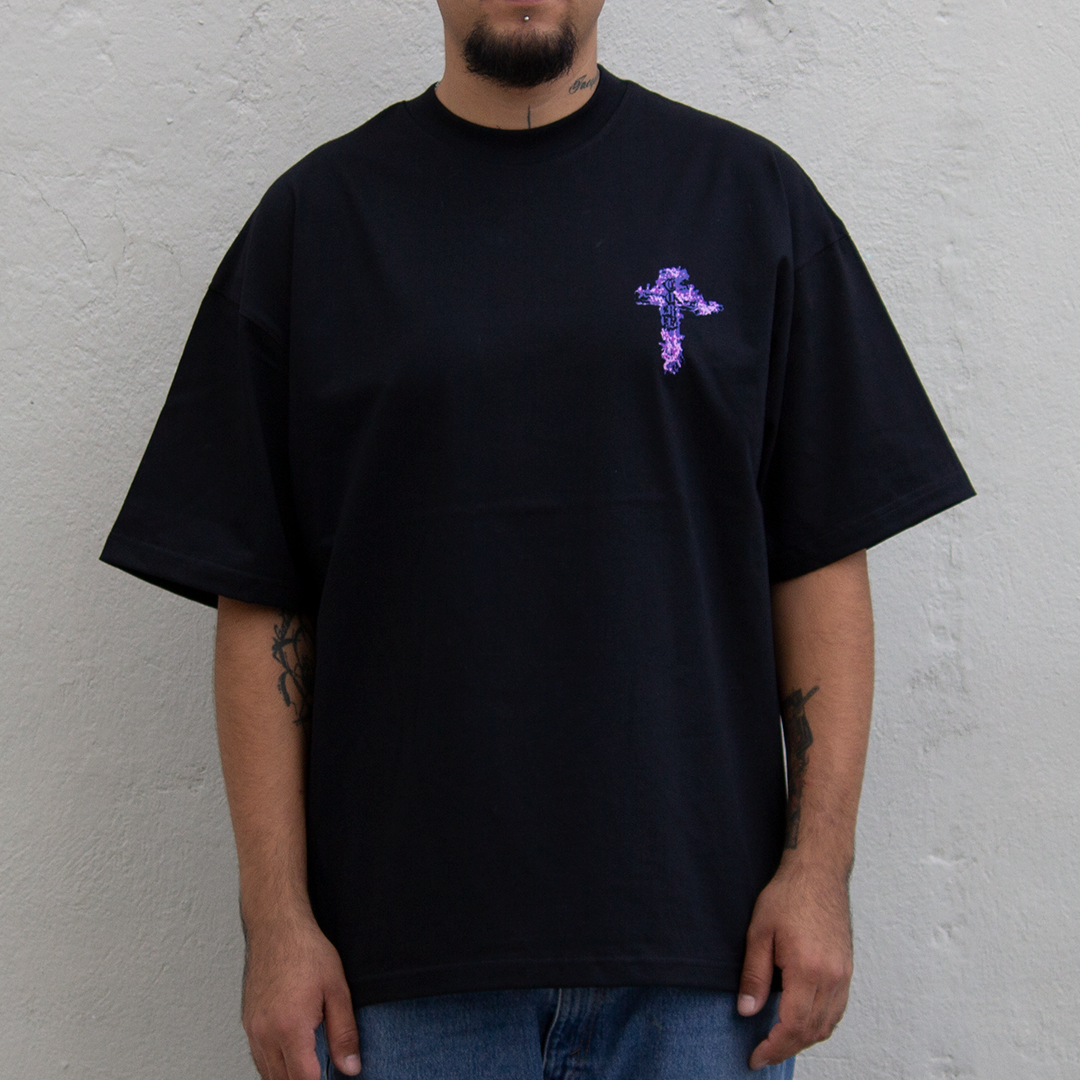 Playera Core Hardcore Burnint Black