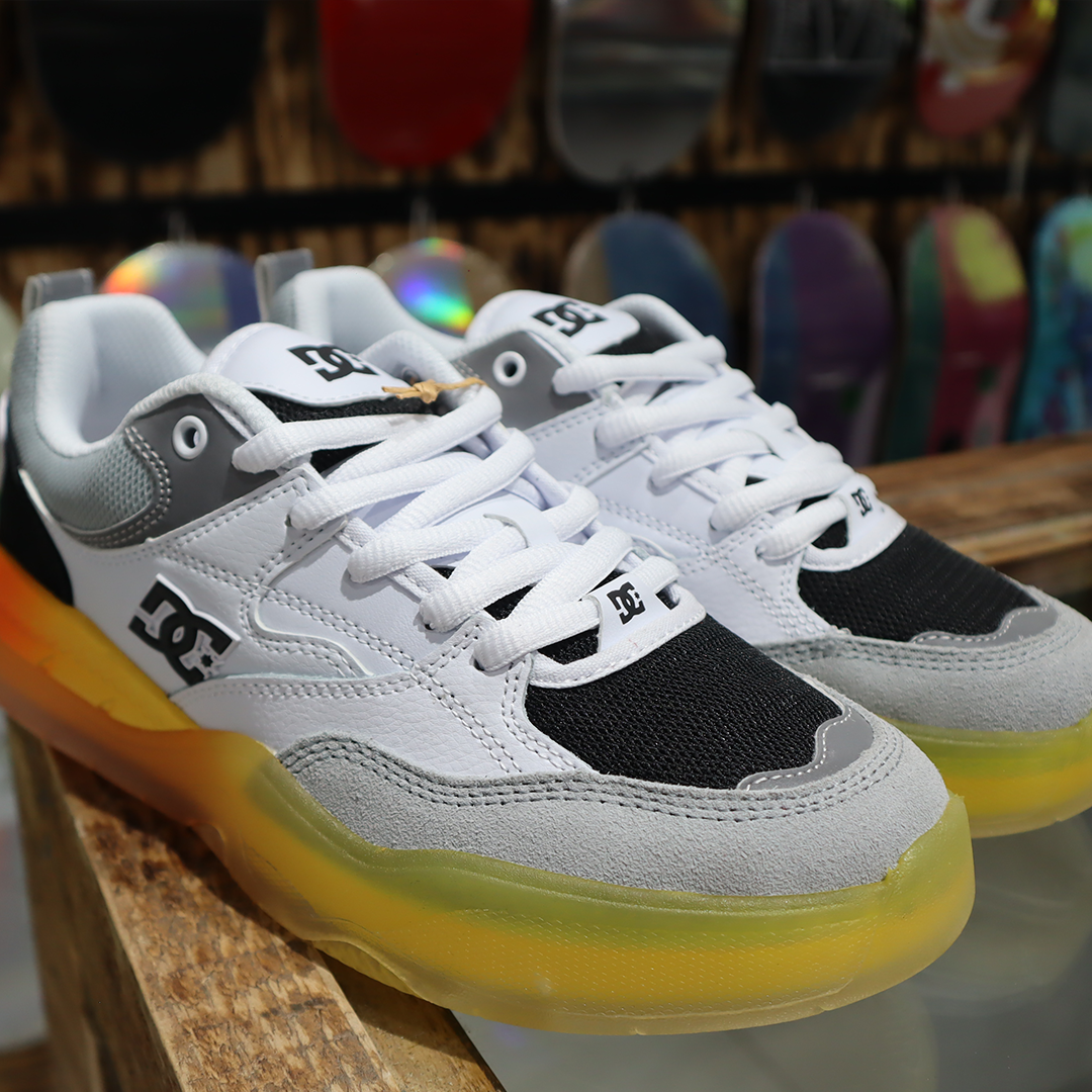 Tenis DC Ascend LE White Black Org White Black Orange
