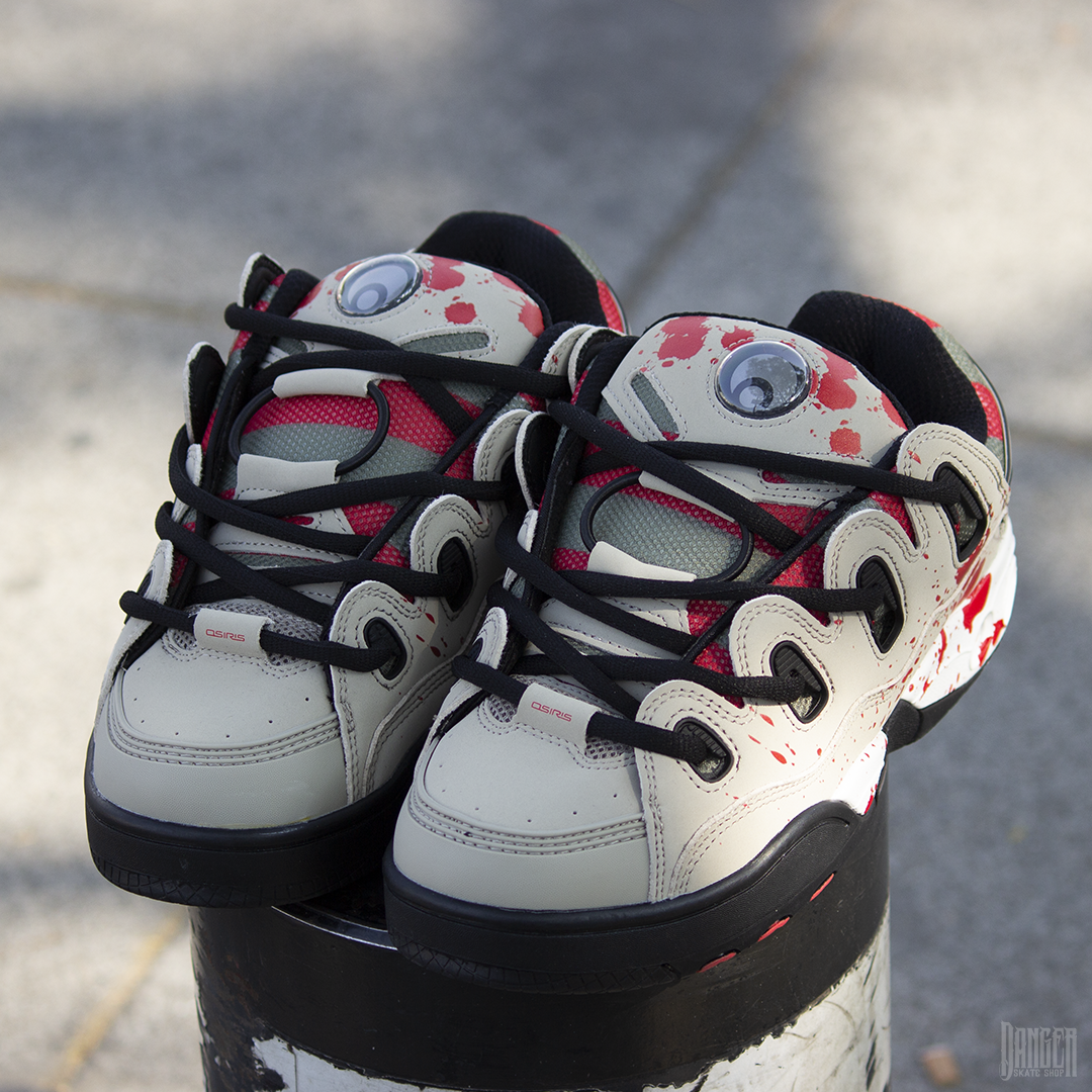 Tenis Osiris D3 OG Taupe Olive Drips (Freddy Krueger)