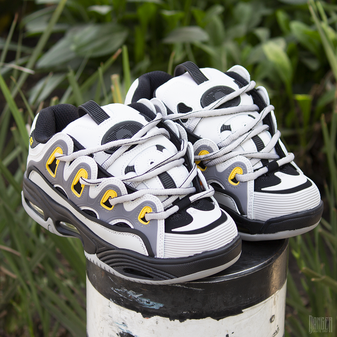Tenis Osiris D3 2001 Grey Black Yellow