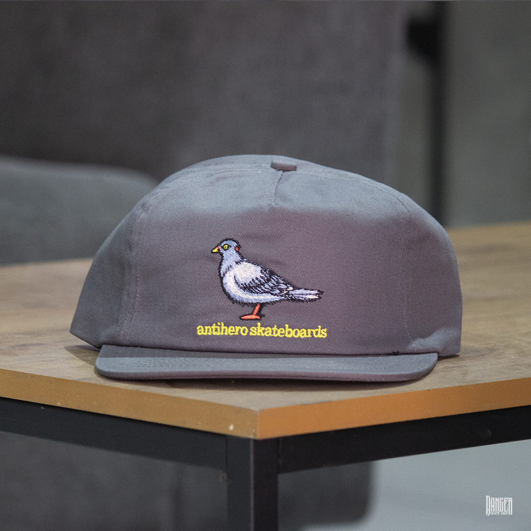 Gorra Antihero Lil Pigeon Charcoal Yellow