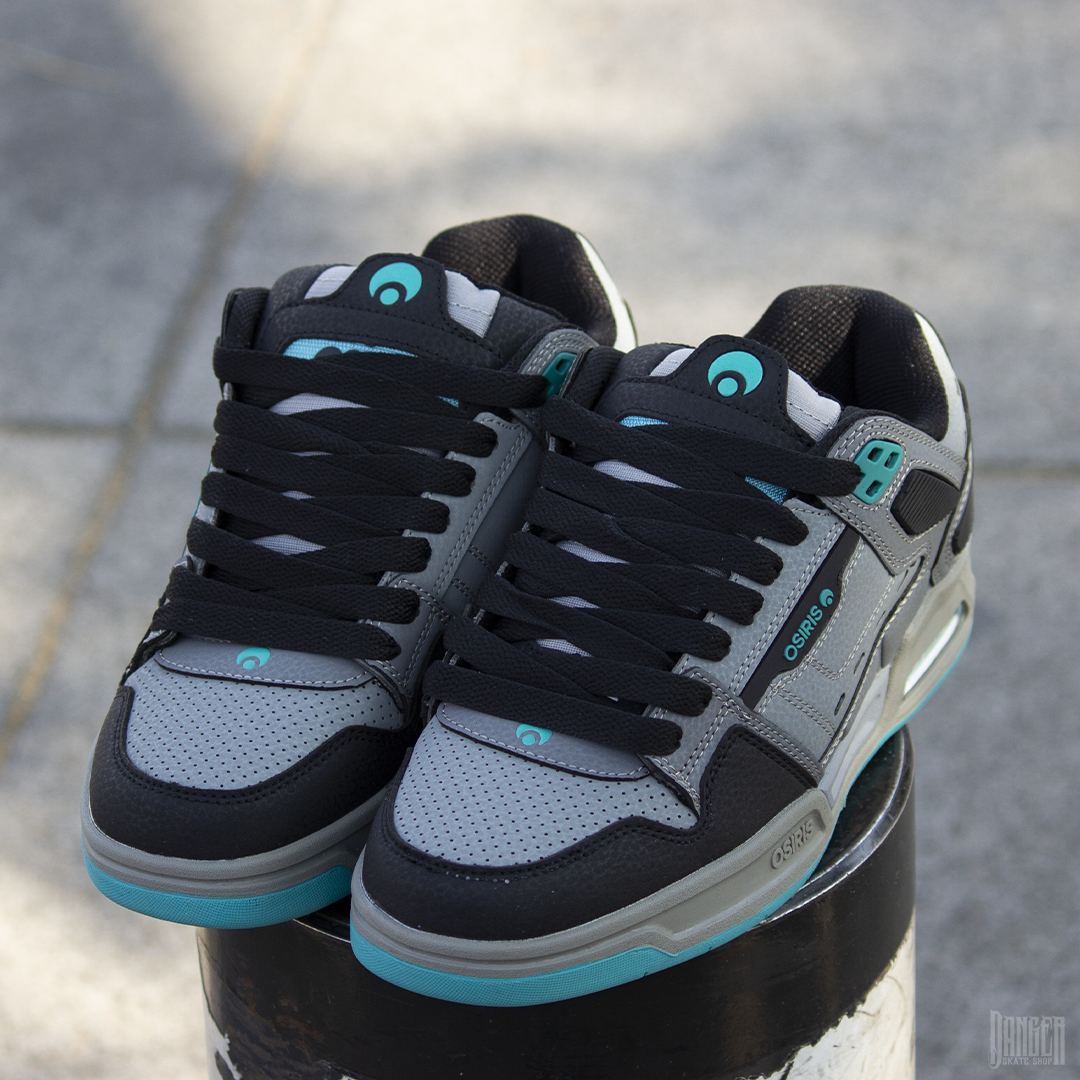 Tenis Osiris Peril Black Grey Teal