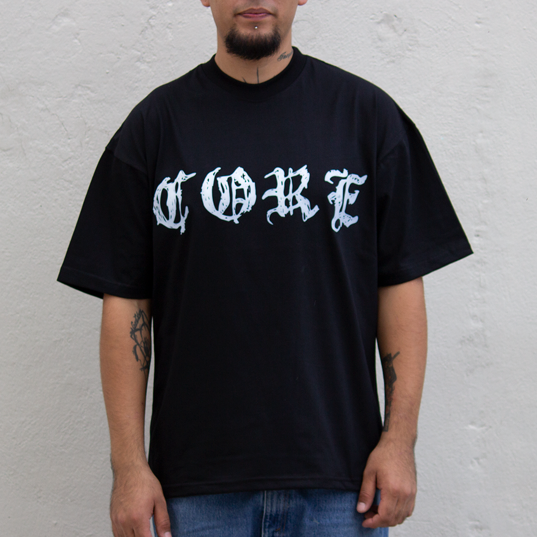 Playera Core Hardcore Skull Root Black