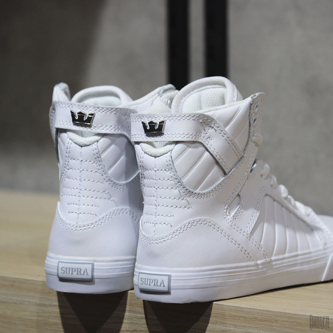 HOT Supra Skytop Tenis Supra Aluminum Tenis Supra Blanco