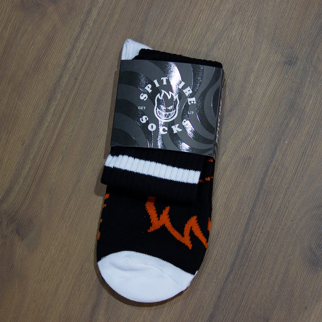 Calcetas Spitfire Hellfire Script Black