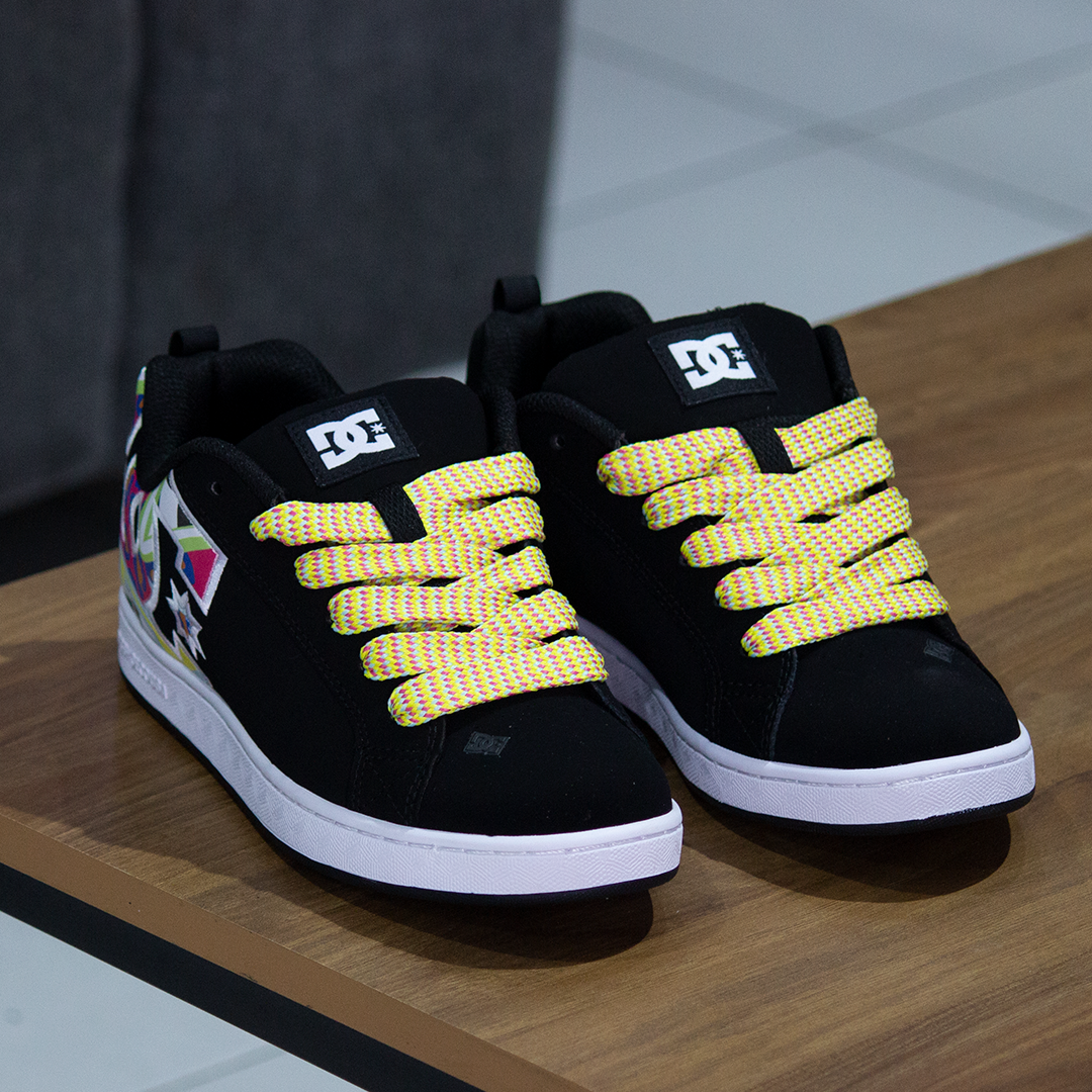 Tenis DC Court Graffik Black Multi