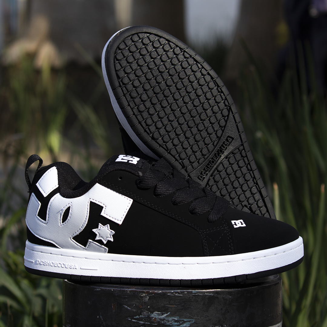 Tenis DC Court Graffik Black White