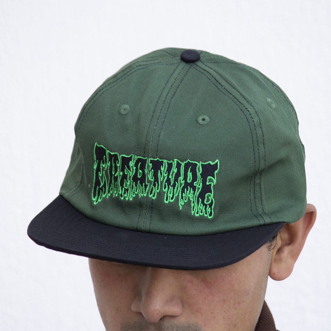 Gorra Creature Hesher Flame Green