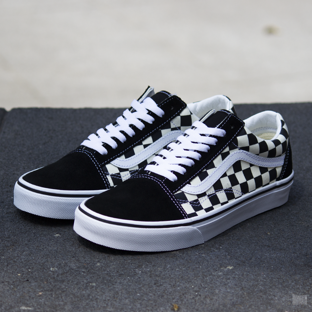 Tenis Vans Old Skool Primary Check Black White