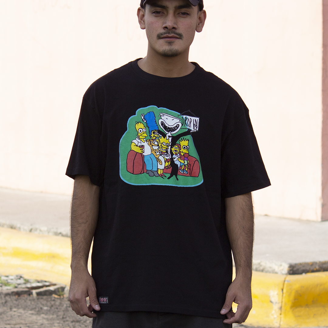 Playera Drop In Skateboard Magazine Simpson