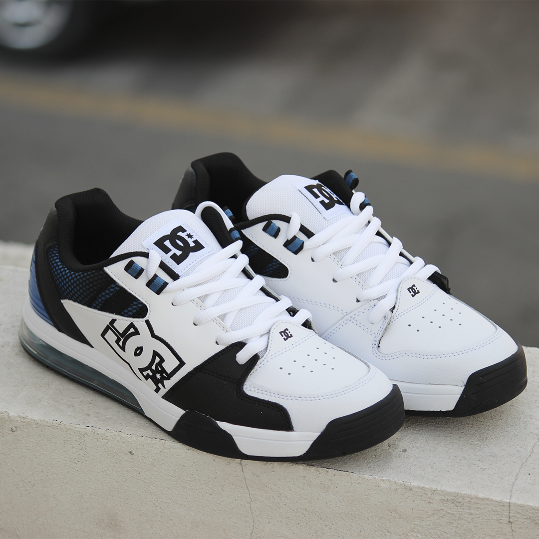 Tenis DC Versatile White Black Blue