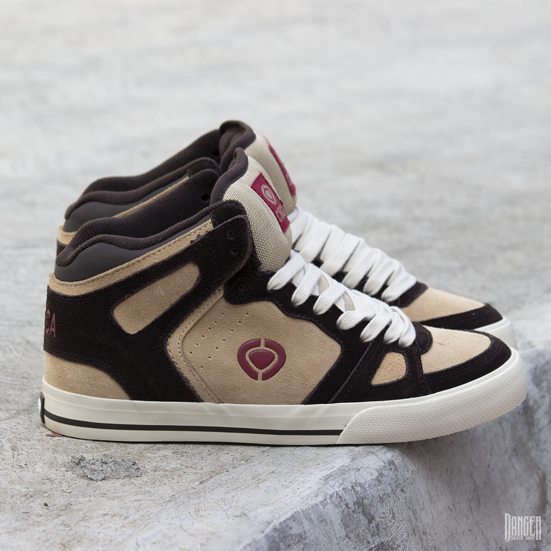 Tenis C1rca 99 Vulc Hi Taninos Rojo Cuero Reno