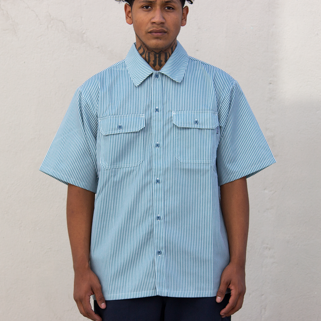 Camisa DGK Accord Embroidered Hickory Pinstripe