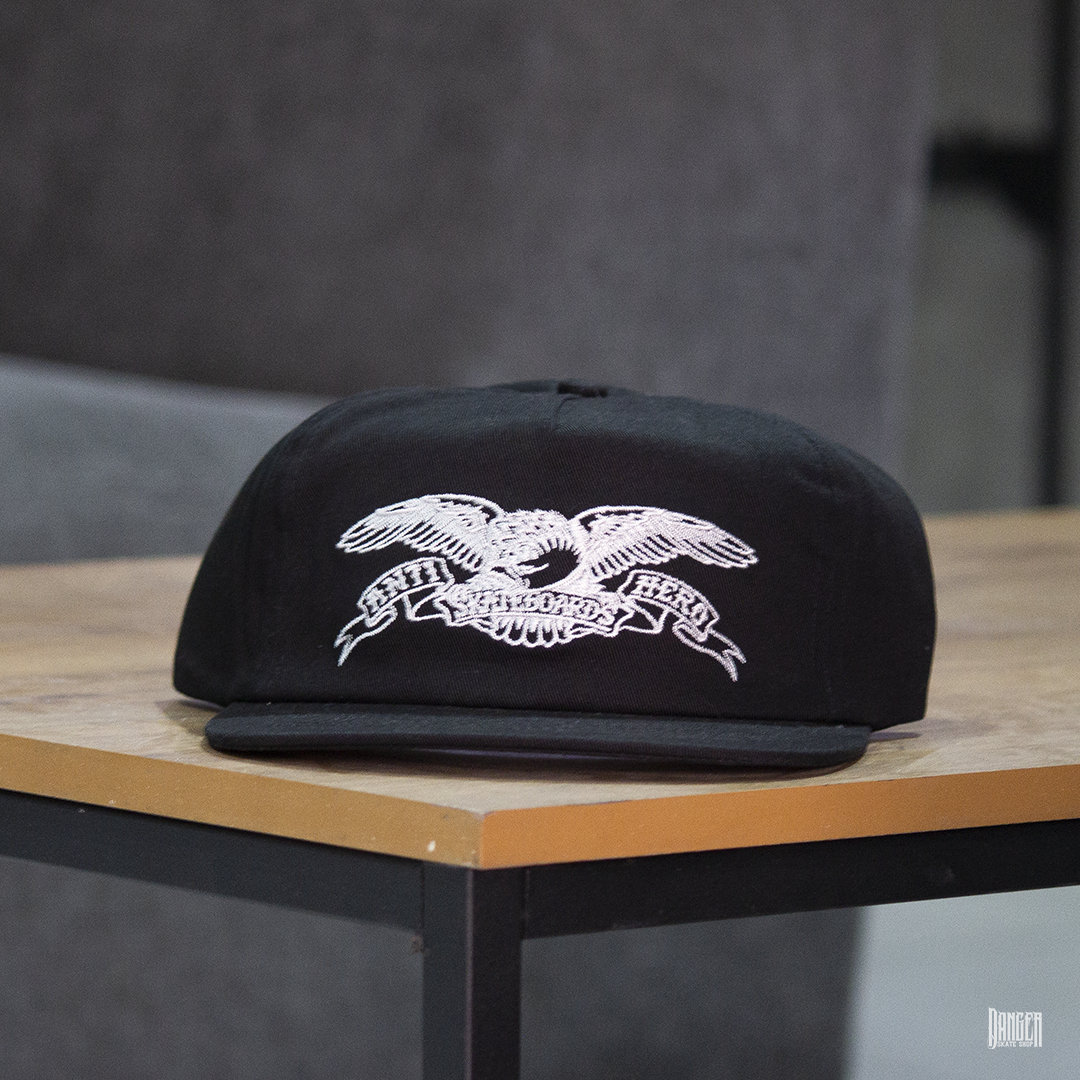 Gorra Antihero Basic Eagle Black Grey