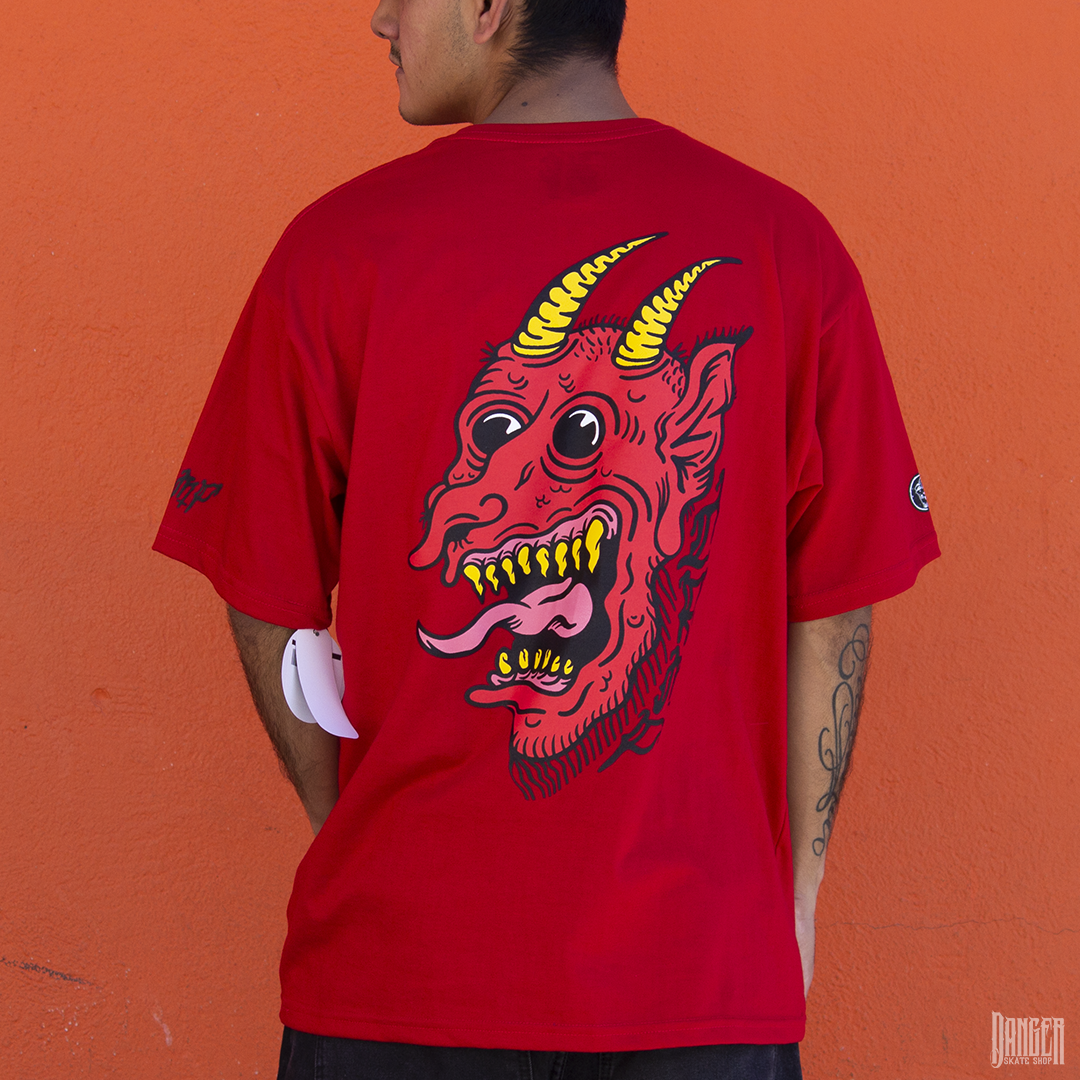 Playera Cramp Diablo Red