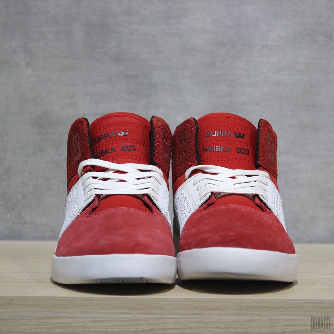 Tenis Supra Footwear Skytop III Red White Speckle