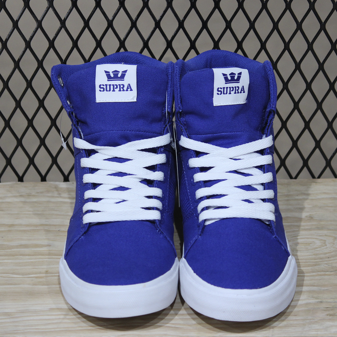 Tenis Supra Footwear Aluminum Royal White