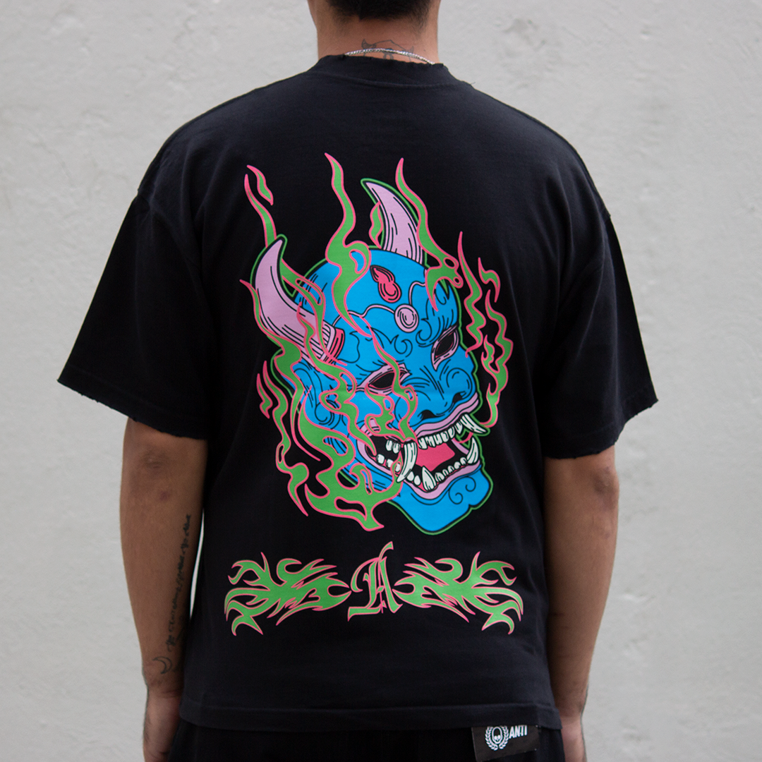 Playera Antifashion Heavy Duty Oni Mask