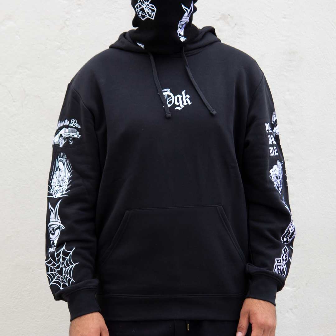 Sudadera DGK Crazy Life Embroidered Fleece Black