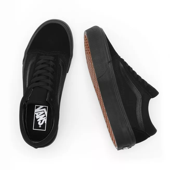 Tenis Vans Old Skool Solid Black Platform