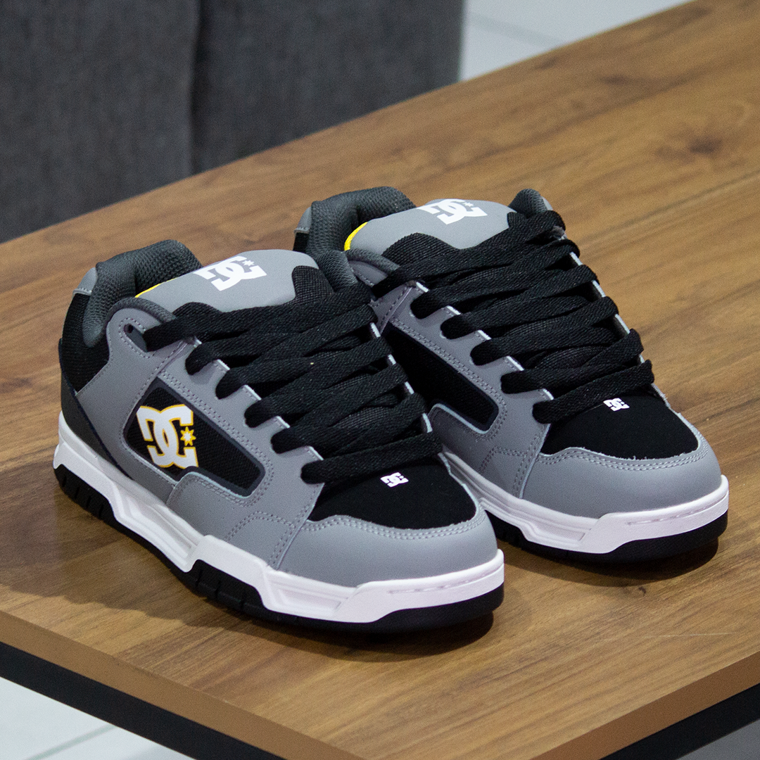 Tenis DC Coiler LT Grey Black Yellow