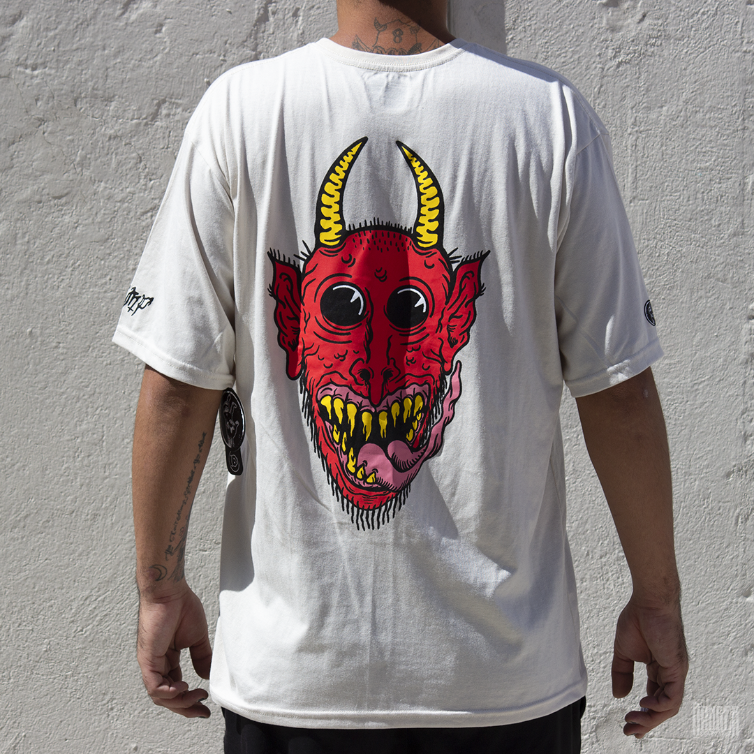 Playera Cramp Diablo Beige