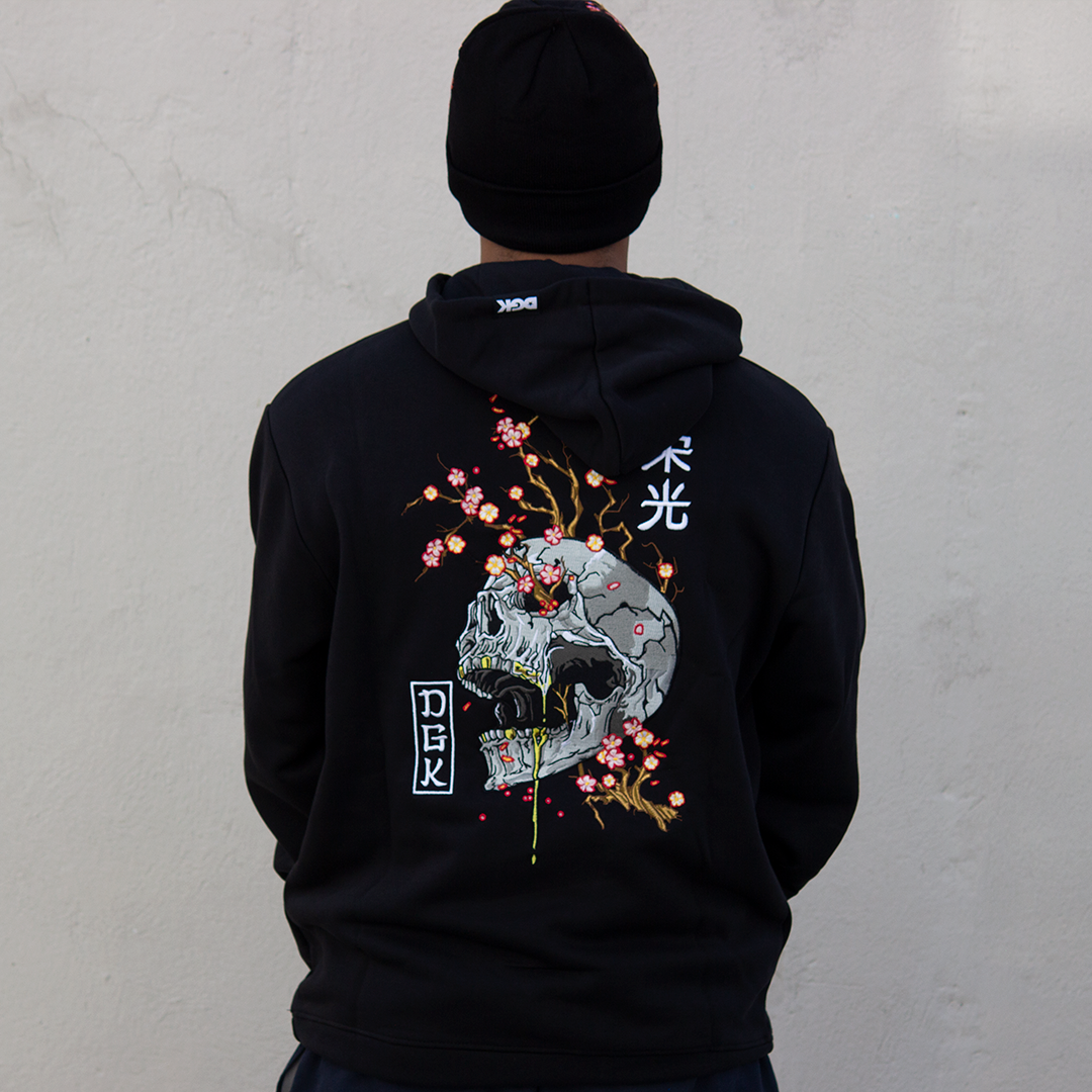 Sudadera DGK Ancestry Embroidered Fleece Black