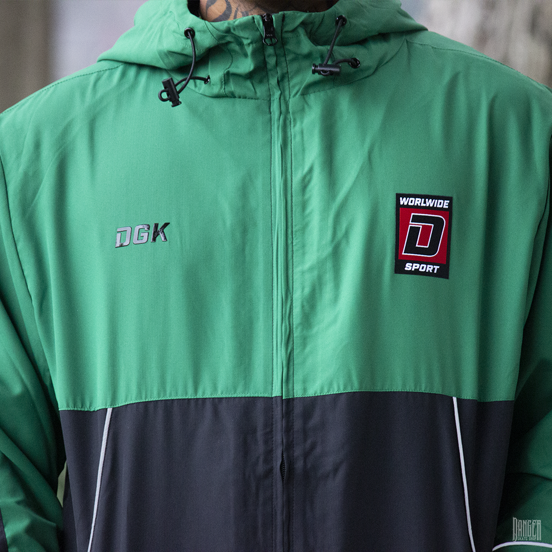 Chamarra Rompevientos DGK Saga Green