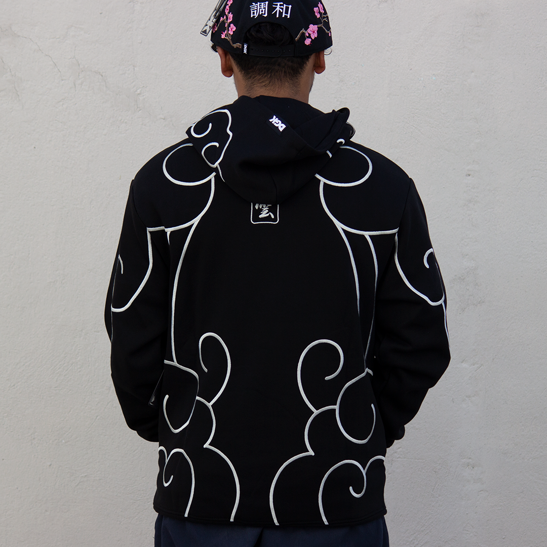 Sudadera DGK Arashi Embroidered Fleece Black