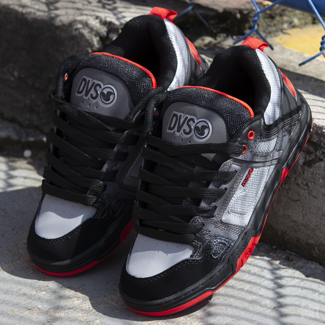 Tenis DVS Comanche Grey Black Red