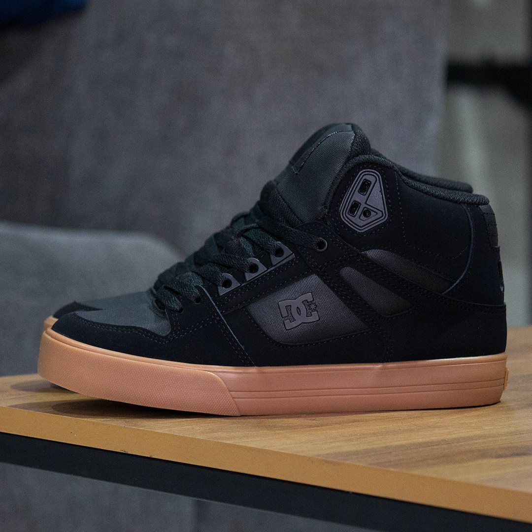 Tenis DC Pure High Top WC Black Gum
