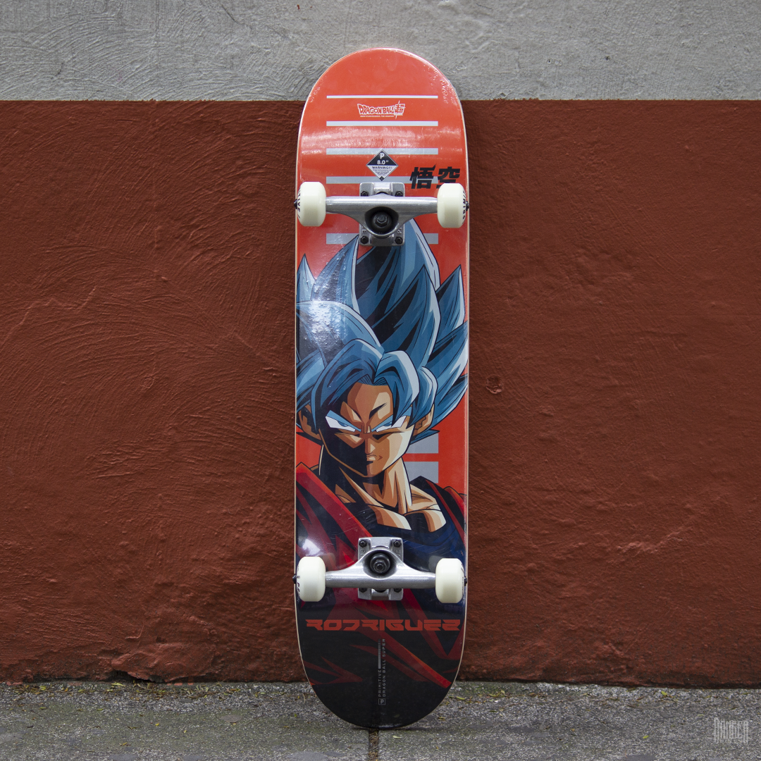 Patineta Primitive x Dragon Ball Super Rodriguez Goku