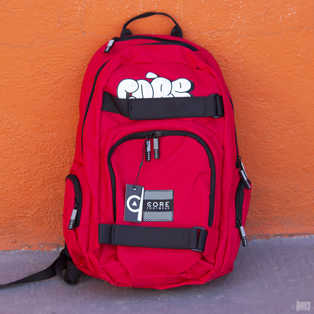 Mochila Core Porta Tabla Graffiti Roja
