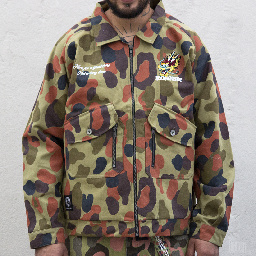 Chamarra Primitive Good Time Canvas Work Camo