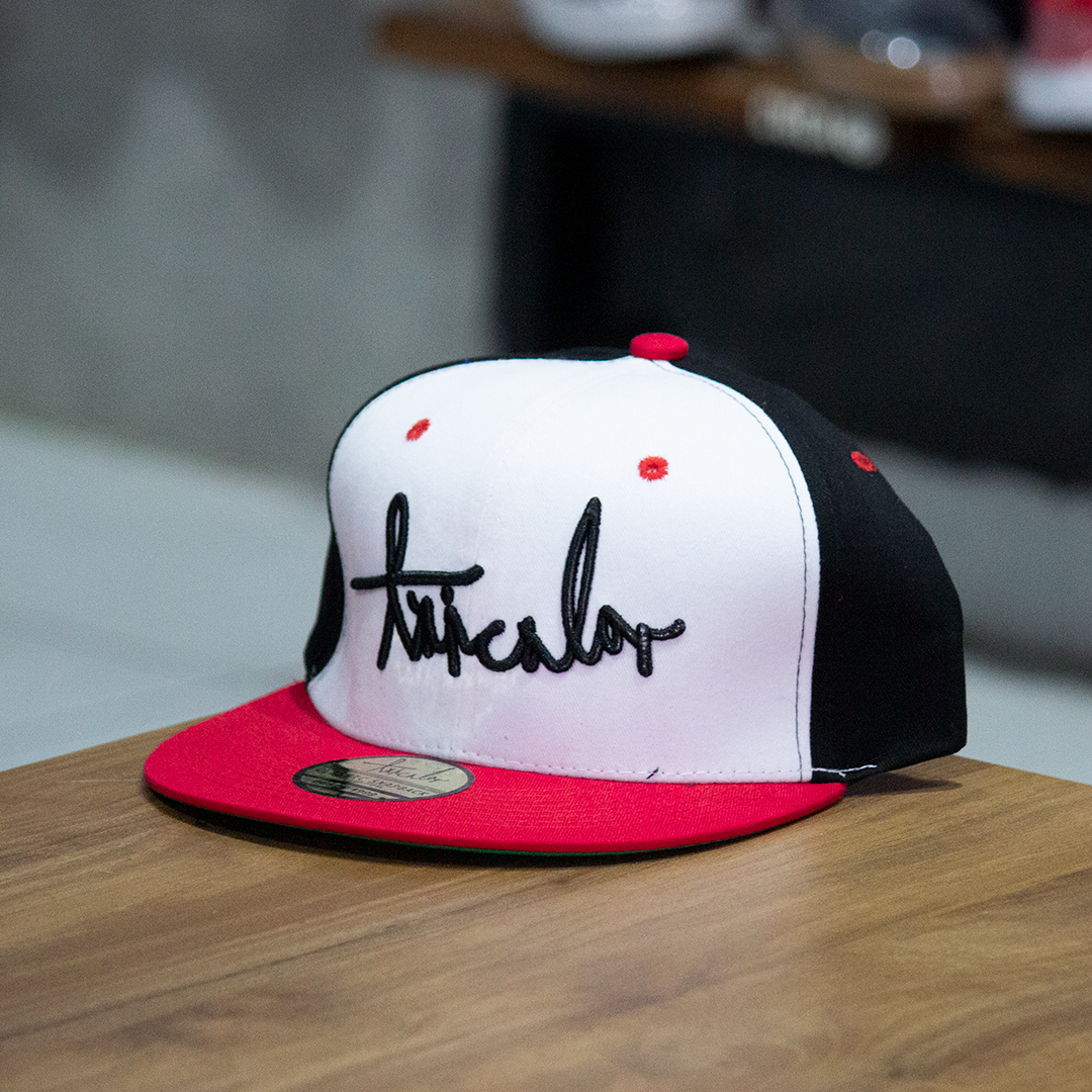 Gorra Tricolor OG Logo Negro Rojo Blanco