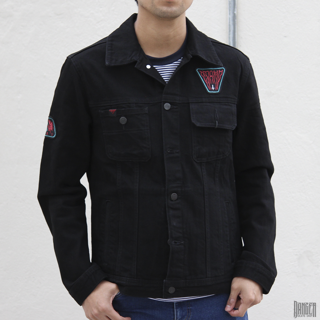 Chamarra De Mezclilla Cramp Logo Red